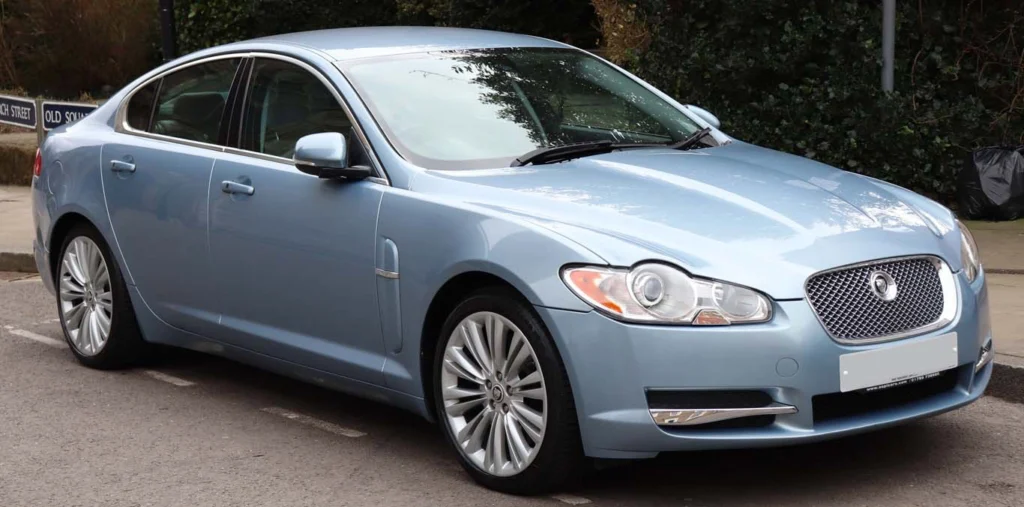 2010 jaguar fx light blue